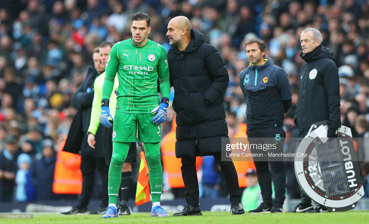 Raheem Sterling & Ederson join the 100 Club as Manchester City defeat Wolves