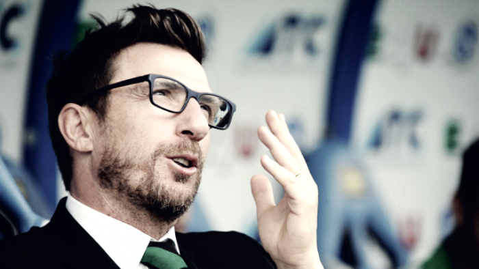 Sassuolo, Di Francesco: "Dobbiamo fare punti, i recuperi ci faranno bene. Aquilani? Può giocare"