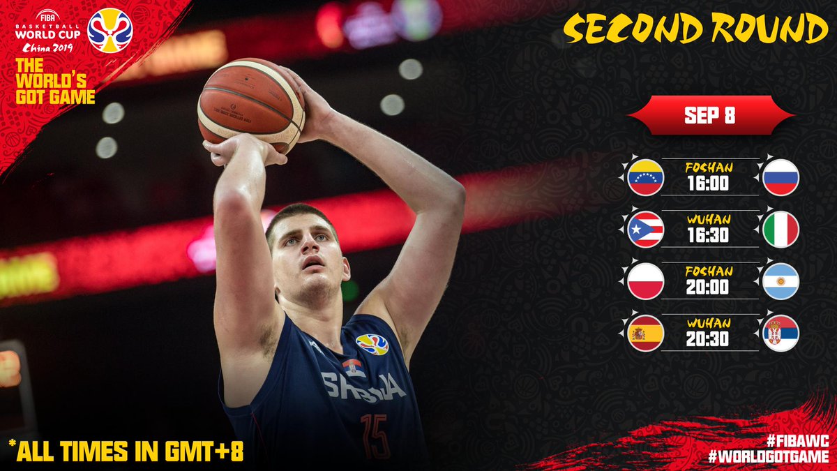 FIBA World Cup China 2019- Ai quarti vanno Serbia,Spagna,USA e Argentina