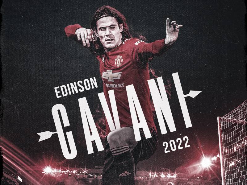 Edinson Cavani renueva con el Manchester United