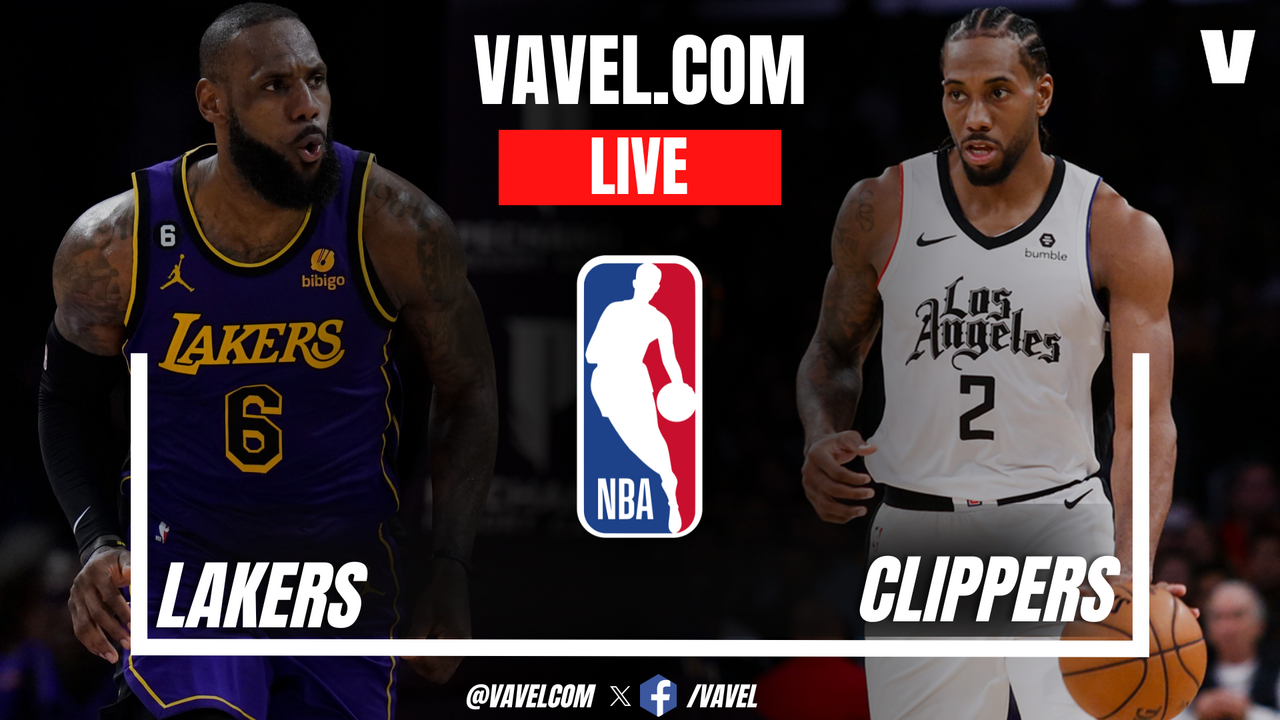 Los Angeles Lakers vs Los Angeles Clippers LIVE Score Updates in NBA Game