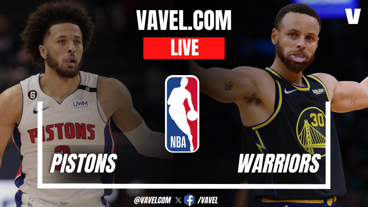 Detroit Pistons vs Golden State Warriors LIVE Score Updates in NBA Game