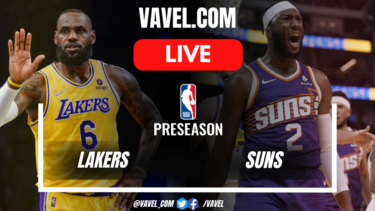 Los Angeles Lakers vs Phoenix Suns LIVE Score Updates, Stream Info and