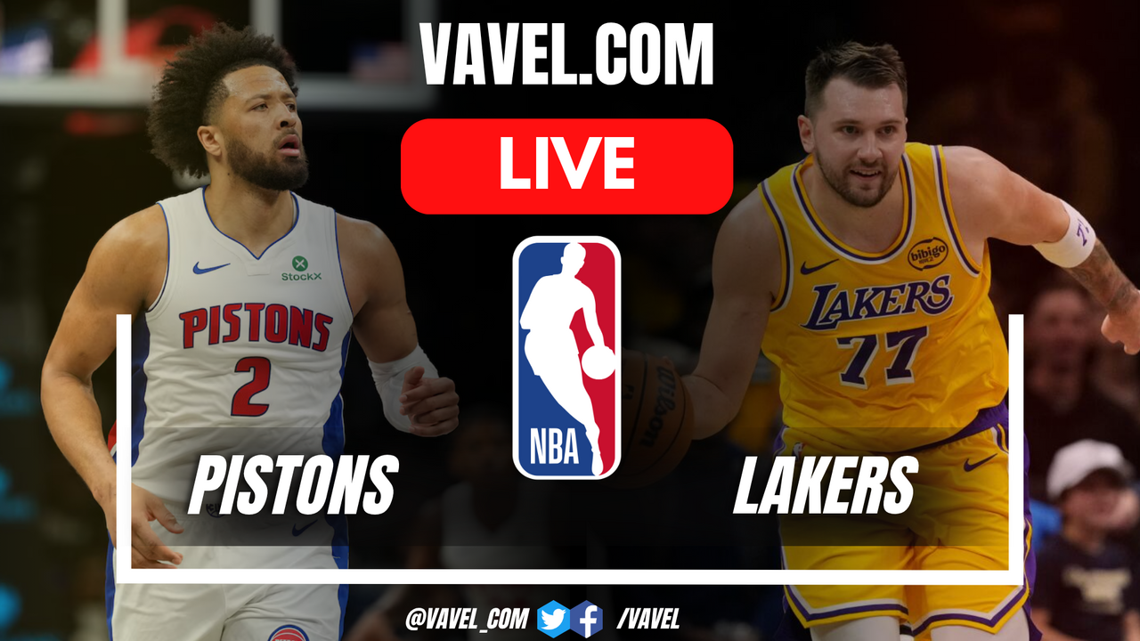 Summary: Detroit Pistons 113-110 Los Angeles Lakers in NBA