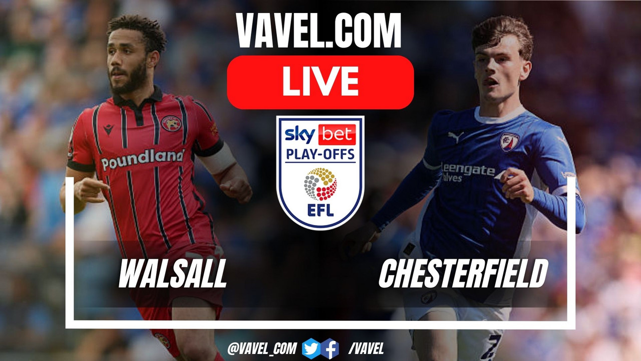 Highlights and goals: Walsall 2 (4) - 1 (1) Chesterfield in EFL League Two Highlights and goals: Walsall 2 (4) - 1 (1) Chesterfield in EFL League Two