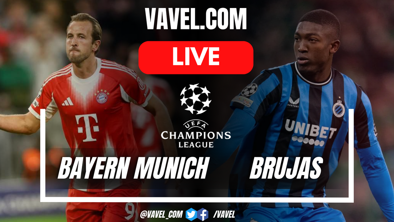 Summary: Bayern 4-0 Brugge in UEFA Champions League | 10/22/2025 ...