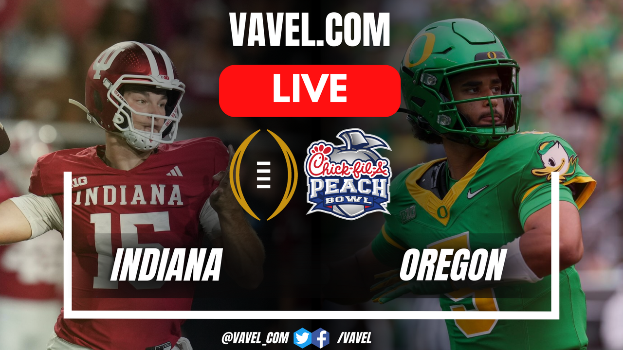 Indiana Hoosiers vs Oregon Ducks LIVE Score Updates (35-7)