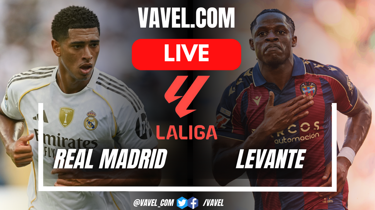 Summary: Real Madrid 2-0 Levante in LaLiga