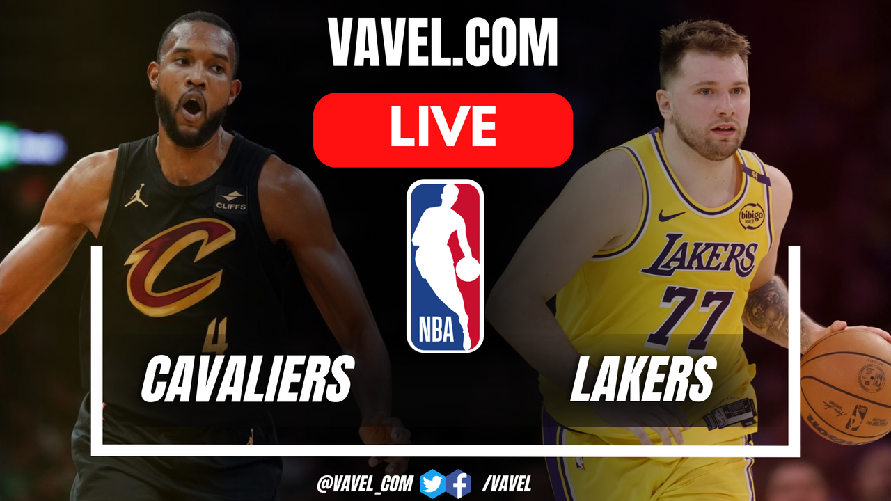Cleveland Cavaliers vs Los Angeles Lakers LIVE Score Updates in NBA Game