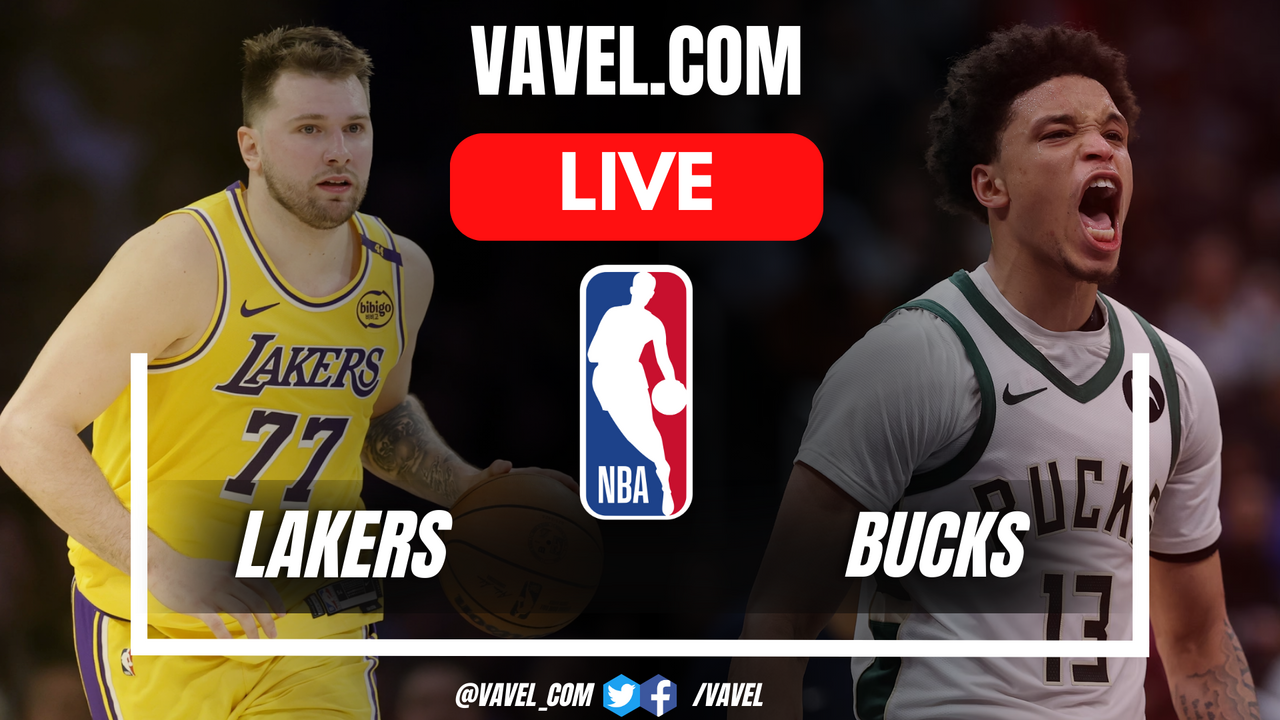 Los Angeles Lakers vs Milwaukee Bucks LIVE Score Updates in NBA Game
