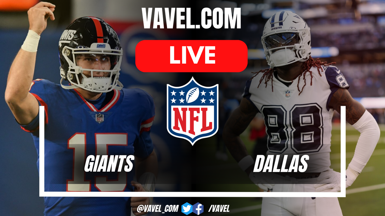 New York Giants vs Dallas Cowboys LIVE Score Updates, Stream Info and How to Watch NFL Match