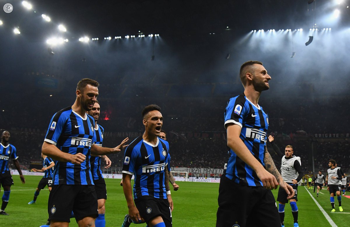 Serie A- L'Inter batte il Milan 2-0 e rimane capolista solitaria 