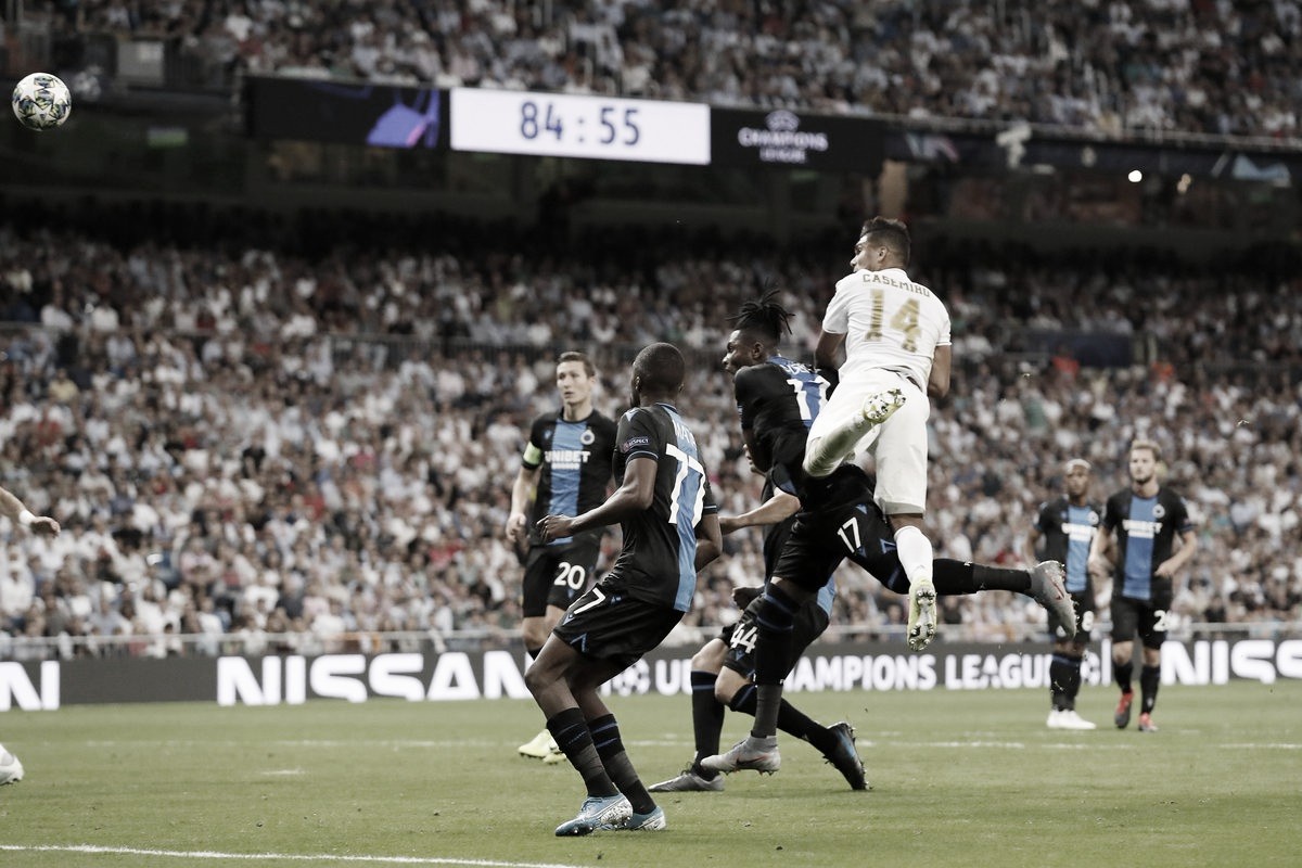 Sergio Ramos e Casemiro garantem empate do Real Madrid contra Club Brugge