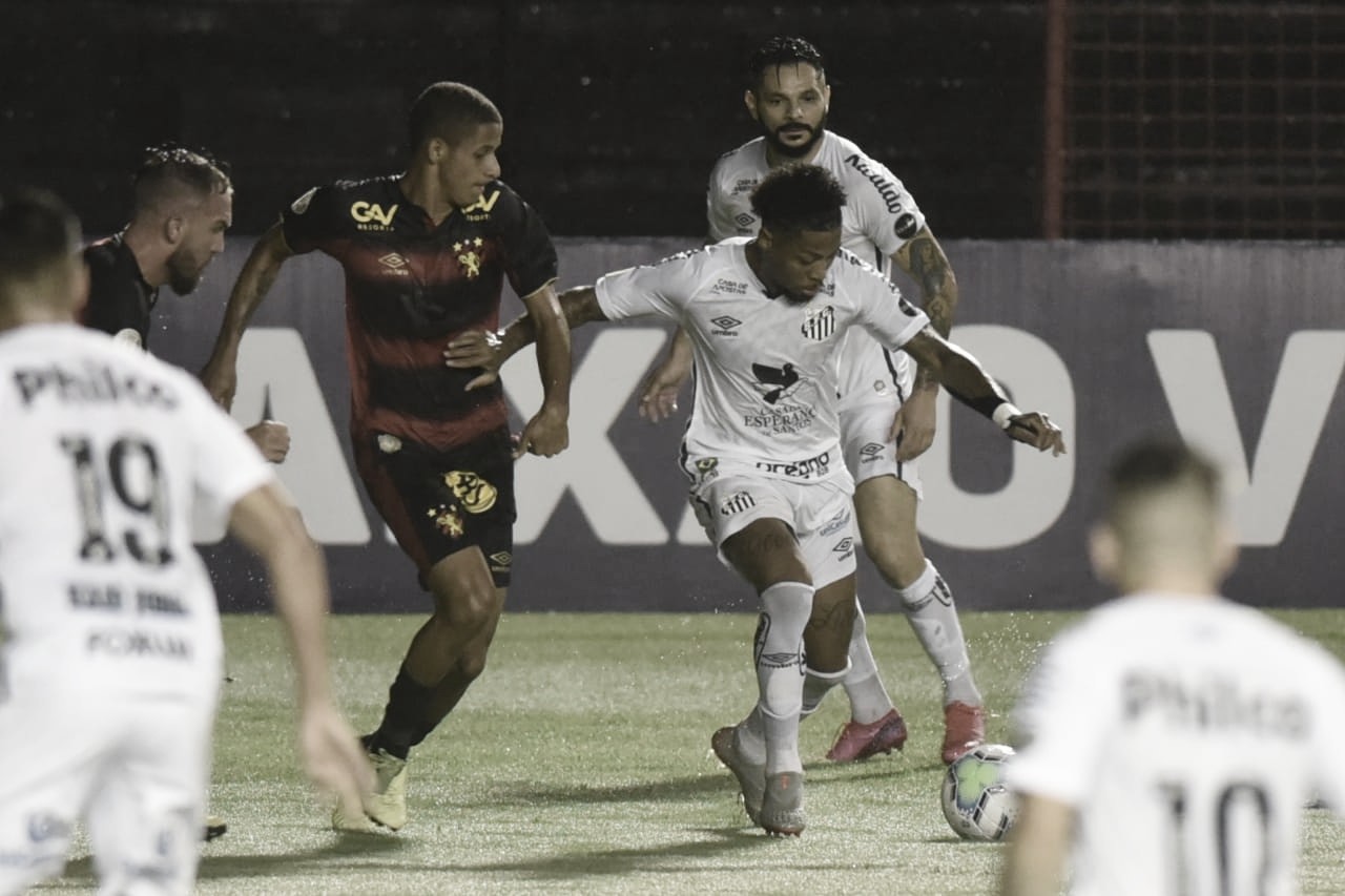 Santos acorda no segundo tempo e vence Sport em Recife