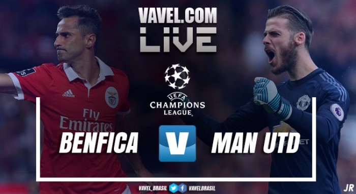 Resultado Benfica x Manchester United na Champions League 2017 (0-0)