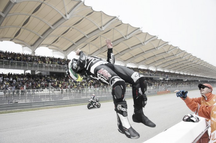 Vuelta al 2015. GP de Malasia: Zarco se despide de la gira con la octava de la temporada