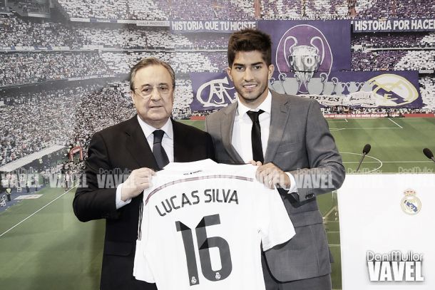 Fotos e imágenes de la presentación de Lucas Silva por el Real Madrid
