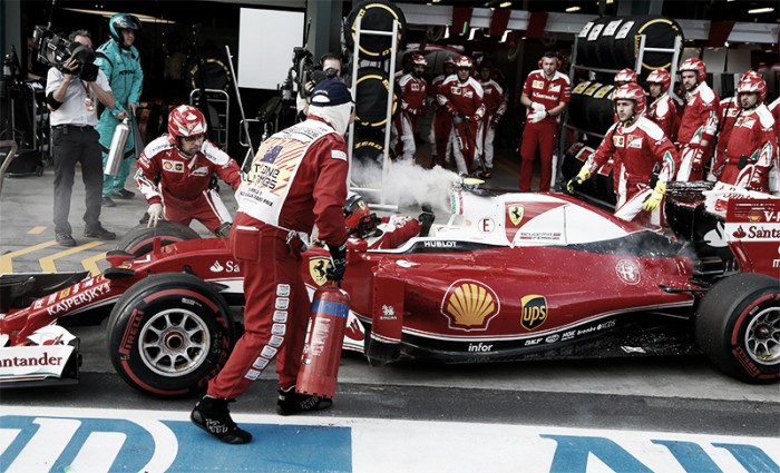 La Scuderia Ferrari, al acecho de Mercedes