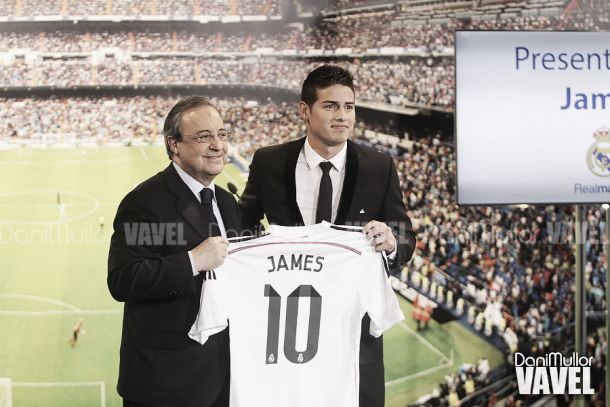 Fotos e imágenes de la presentación de James Rodríguez por el Real Madrid CF