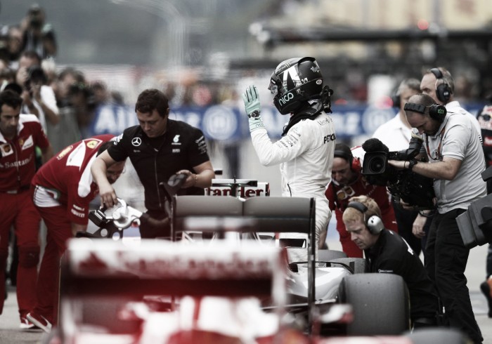 Nico Rosberg sigue con el pleno de 'poles' en Suzuka desde 2014
