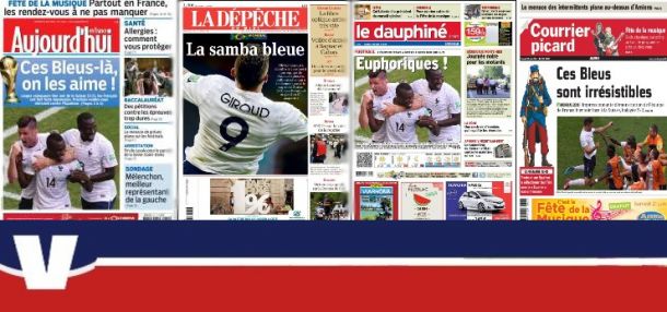 La presse française salue des Bleus héroïques