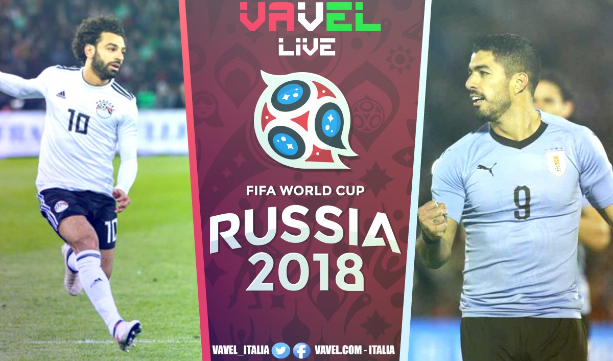 Terminata Egitto-Uruguay, LIVE Mondiali Russia 2018 (0-1): La decide Gimenez!
