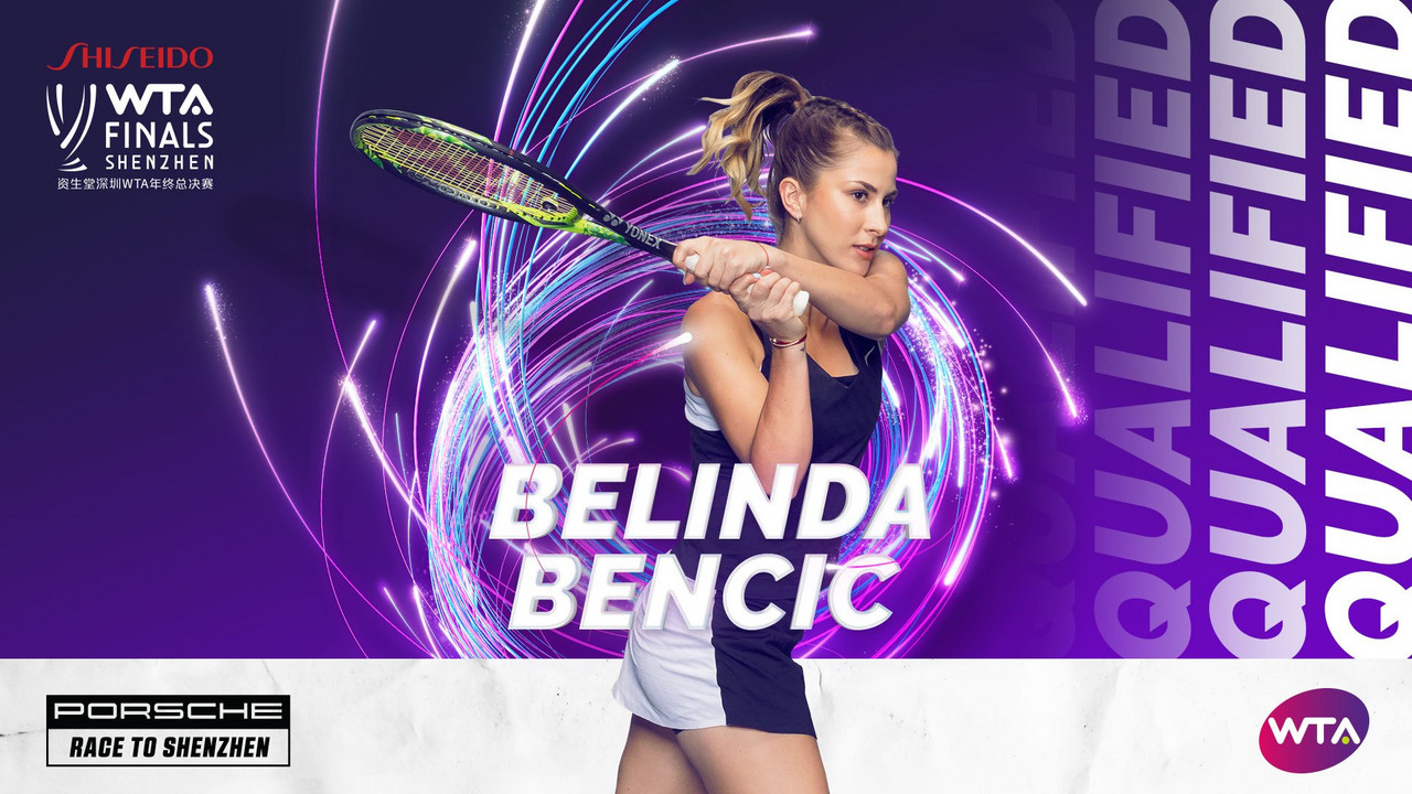 Belinda Bencic qualifies for the WTA Finals