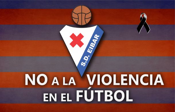 Eibar, contra la violencia en el fútbol