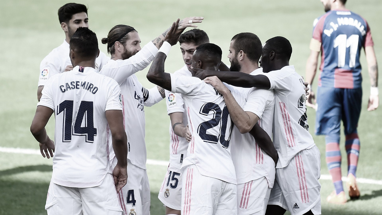 Real Madrid derrota Levante e assume liderança de LaLiga em boa atuação de Vini Jr