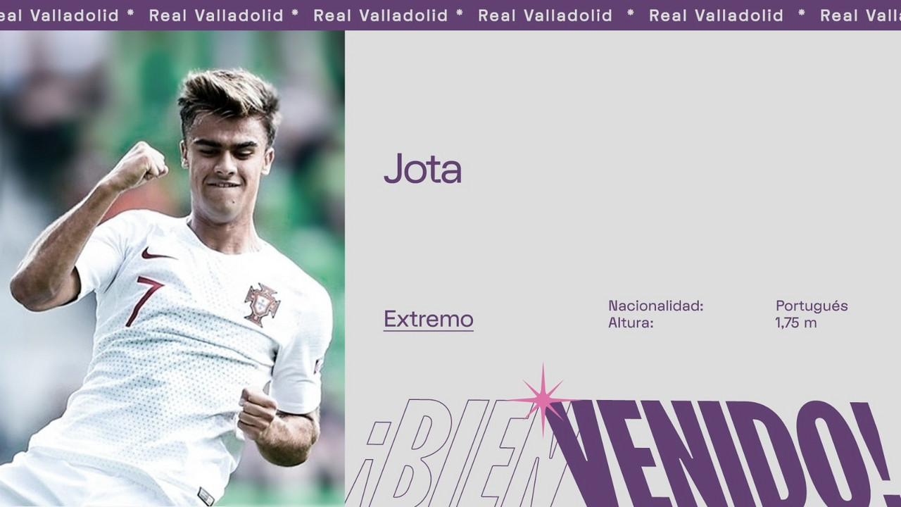 Jota, nuevo jugador del Real Valladolid Jota, nuevo jugador del Real Valladolid