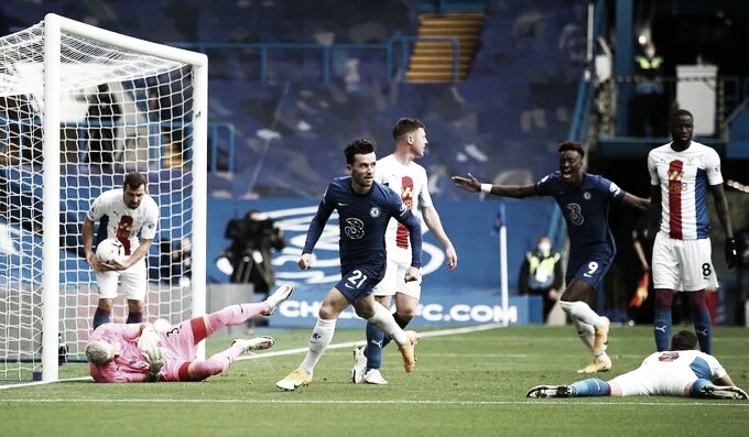 Tempos distintos do Chelsea marcam goleada sobre Crystal Palace pela Premier League Tempos distintos do Chelsea marcam goleada sobre Crystal Palace pela Premier League