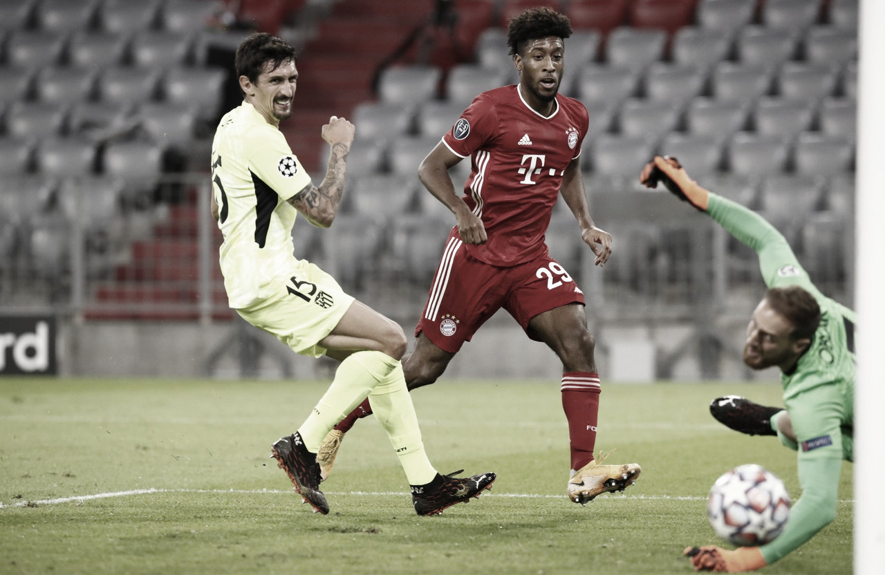 Com grande atuação de Coman, Bayern goleia Atlético de Madrid Com grande atuação de Coman, Bayern goleia Atlético de Madrid
