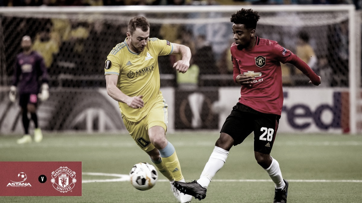 Astana vira sobre Manchester United e vence a primeira;
AZ se classifica nos acréscimos Astana vira sobre Manchester United e vence a primeira;
AZ se classifica nos acréscimos