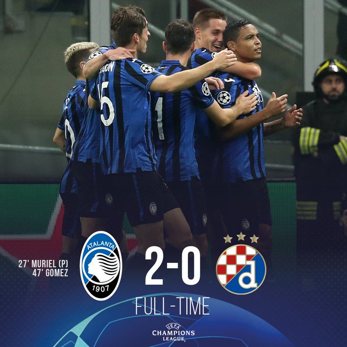 L' Atalanta riapre la corsa Champions: battuta la Dinamo Zagabria per 2-0