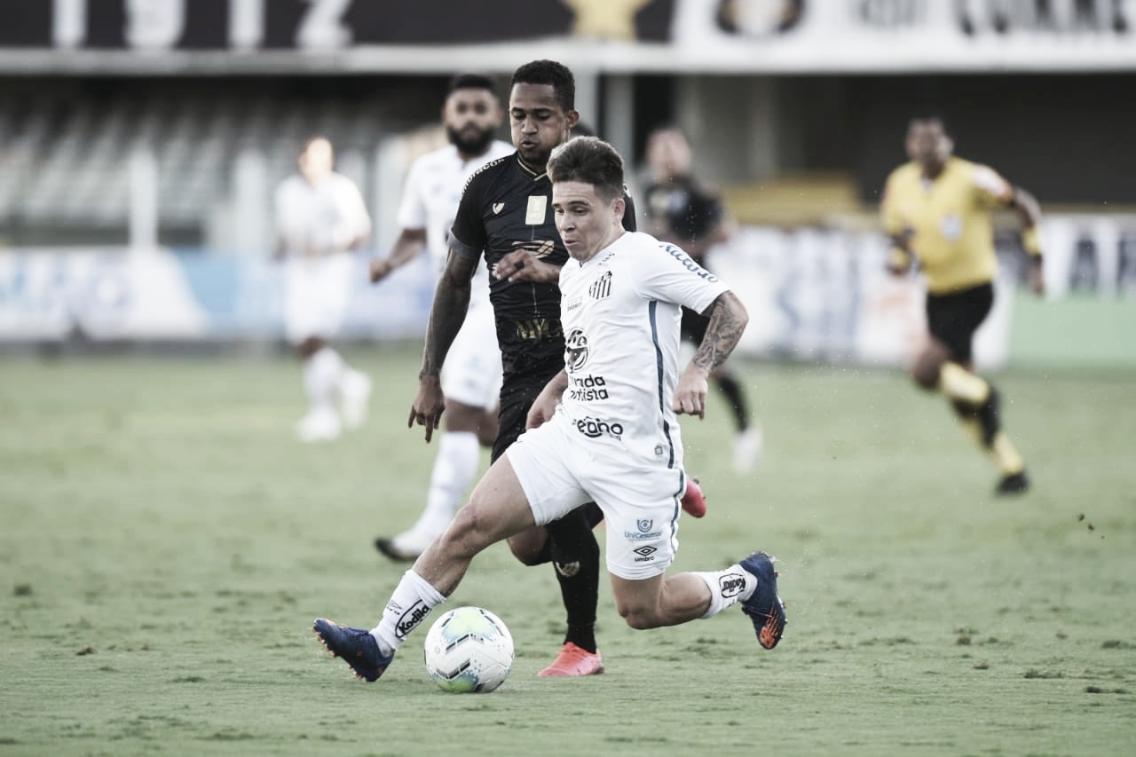 Com um a menos, Santos empata com Ceará na estreia na Copa do Brasil