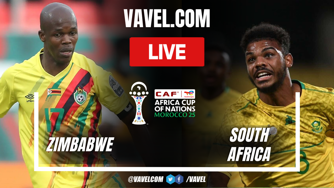 Zimbabwe vs South Africa LIVE Score Updates in 2025 Africa Cup of Nations Match