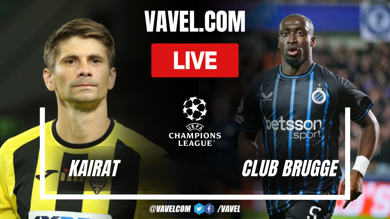 Highlights and Goals of Kairat Almaty 1-4 Club Brugge in UEFA Champions League Match