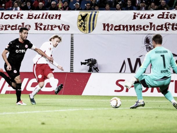 RB Leipzig 2-1 Fortuna Düsseldorf: Bulls take all three points with strong showing early on