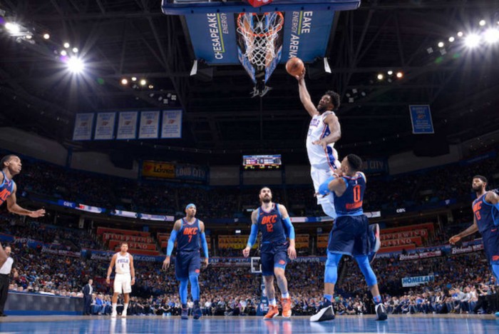 NBA Week 15 : Westbrook postérisé , la NBA félicite le Process