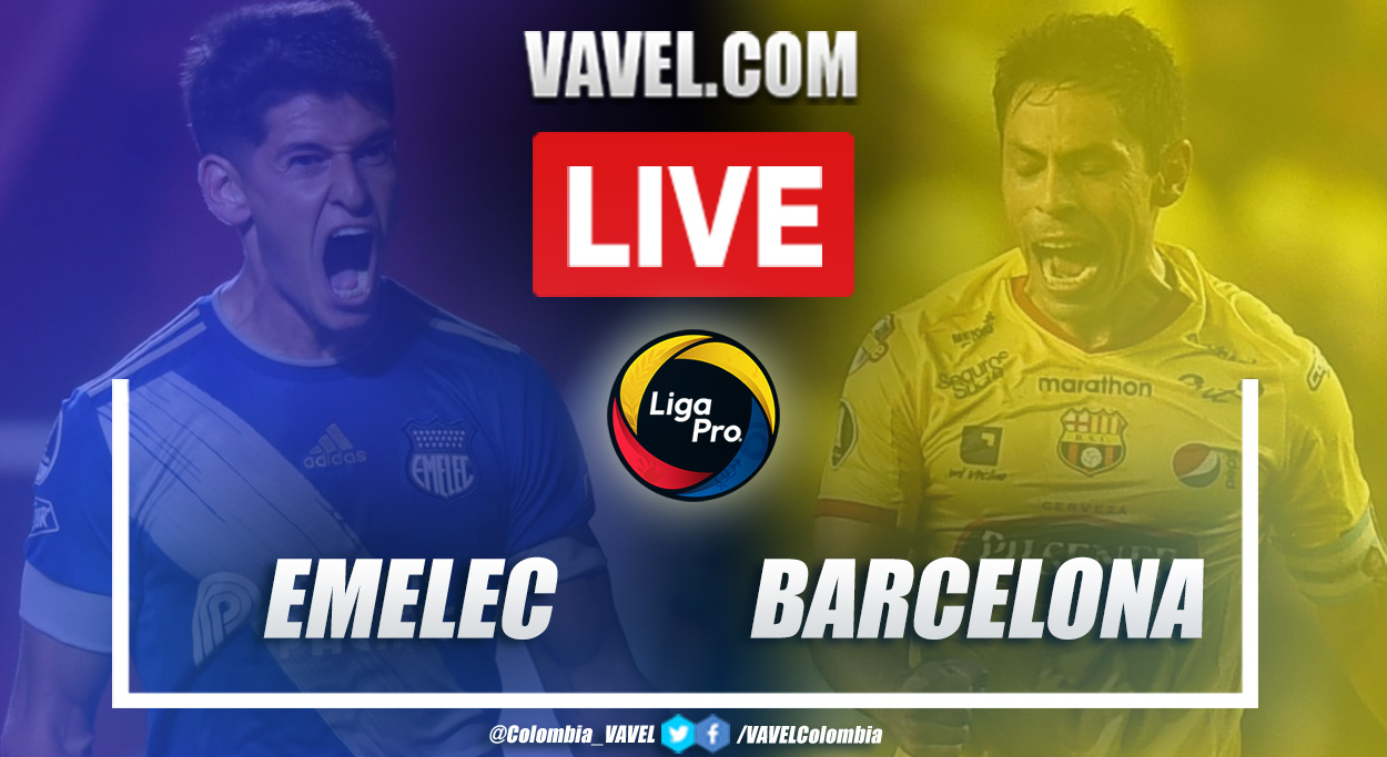 Resumen: Emelec vs Barcelona (1-1) en la LigaPro