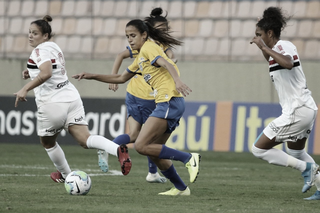 Avaí/Kindermann sai na frente do São Paulo na semifinal do Brasileirão Feminino Avaí/Kindermann sai na frente do São Paulo na semifinal do Brasileirão Feminino