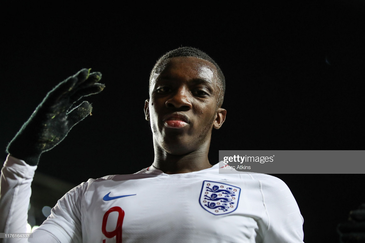 Nketiah makes claim for more playing time with hat-trick