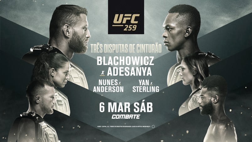 Resultados e Melhores momentos: Blachowicz vs Adesanya e Amanda Nunes vs Megan Anderson no UFC 259