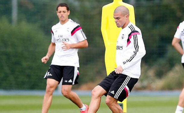 Pepe regresó al entrenamiento con el grupo