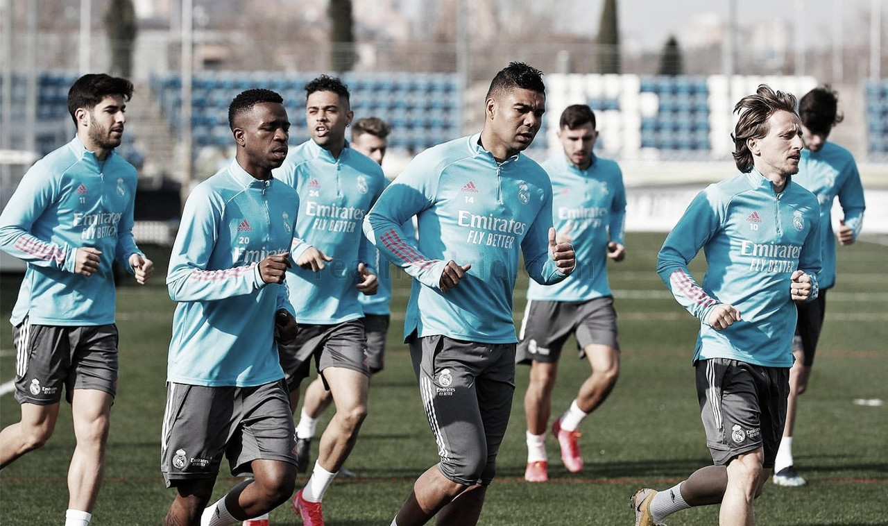 El Real Madrid prepara el próximo encuentro frente al Valladolid