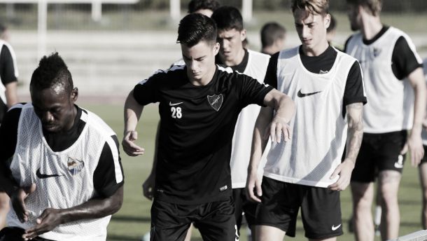 El Málaga ultima su preparación para el partido contra el Deportivo