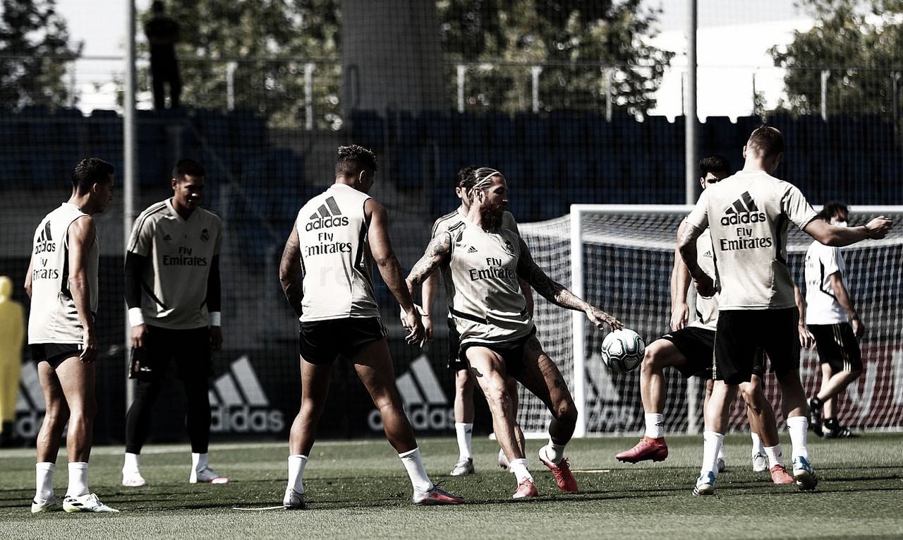 Último entrenamiento del Real Madrid sin Marcelo ni Vinícius antes de recibir al Alavés