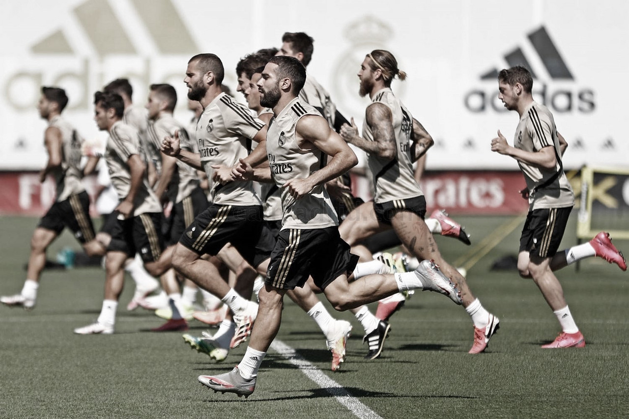 Entrenamiento del Real Madrid: objetivo LaLiga Entrenamiento del Real Madrid: objetivo LaLiga