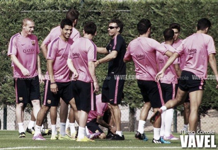 Messi vuelve a entrenarse con el grupo