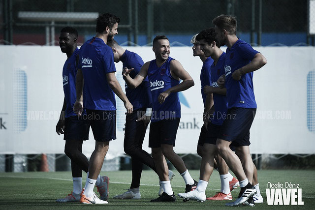 Los entrenamientos siguen en Can Barça